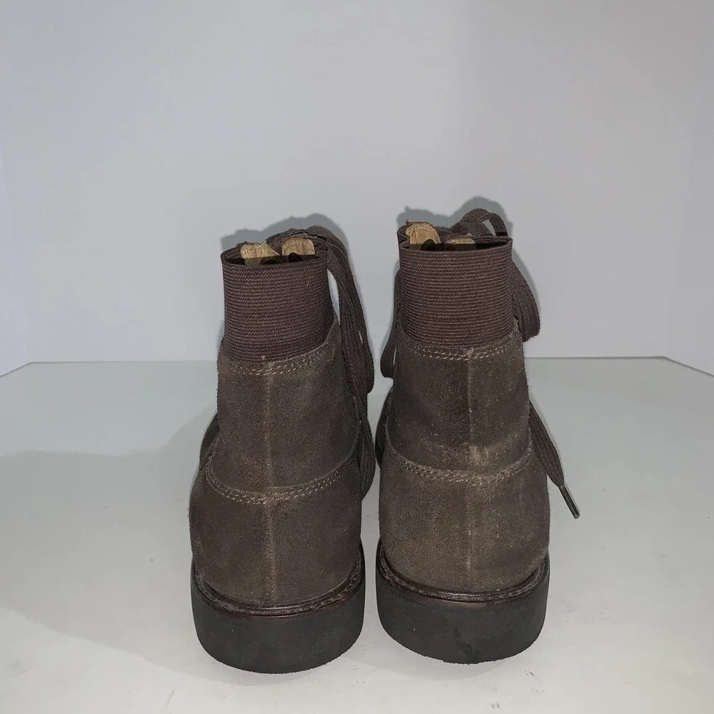 Tommy Bahama Lionelle Boots Mens Size 10 Brown Suede Combat Ankle Casual Lace Up